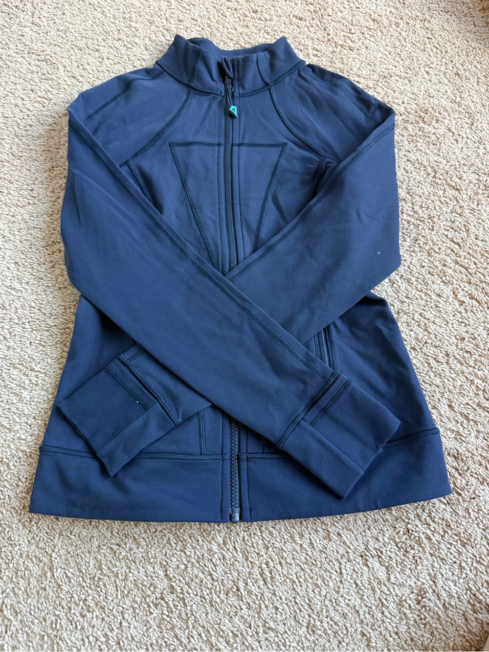ivivva by Lululemon Navy Full Zip Athletic Jacket Girls Size 14